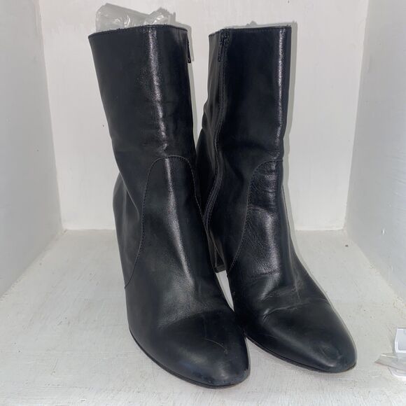 Coach Black Melinda Heeled Boots - Size Women's 8.5 - Picture 1 of 10